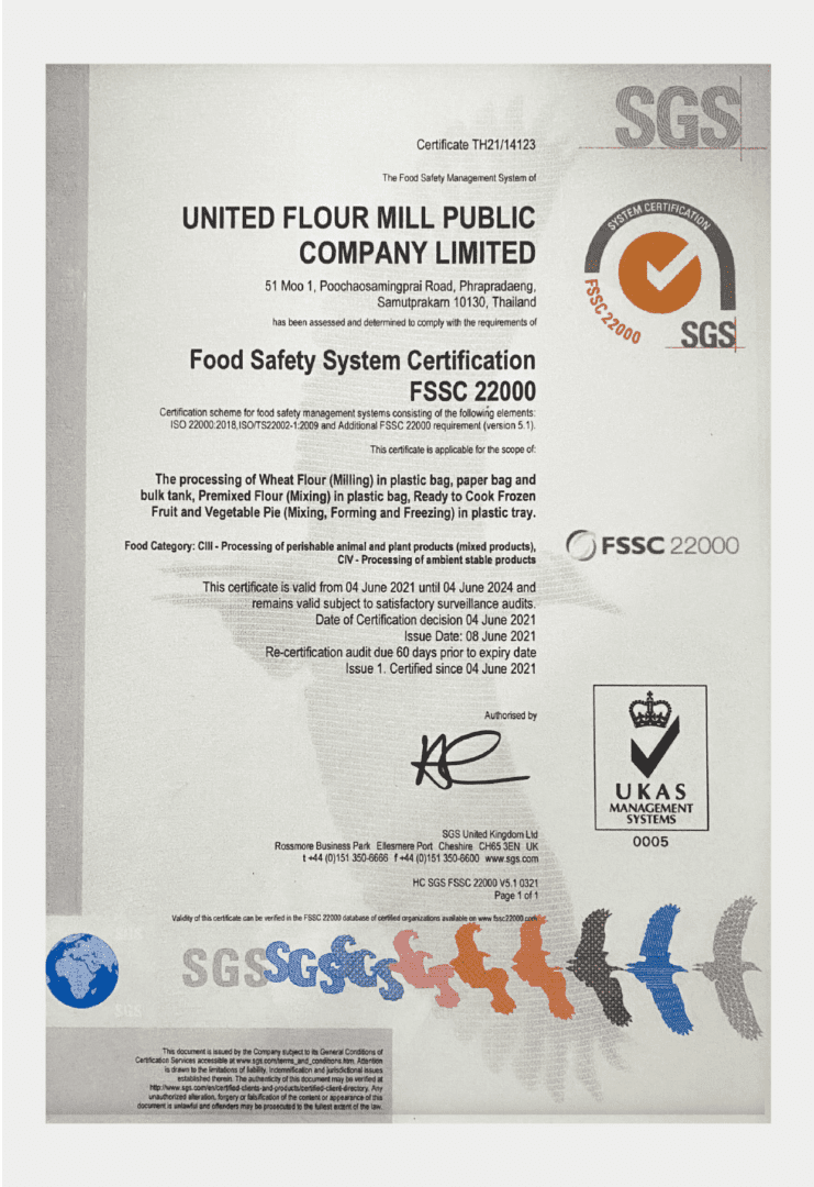 Food Safety System Certification FSSC 22000 Food Safety System Certification FSSC 22000